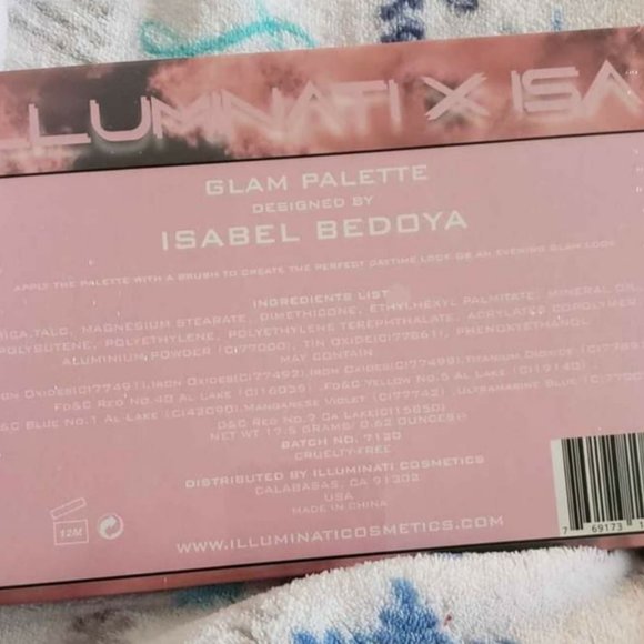 ILLUMINATI COSMETICS X ISA GLAM PALETTE $30 - Picture 3 of 5